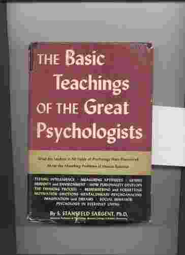 Image for THE BASIC TEACHINGS OF THE GREAT PSYCHOLOGISTS