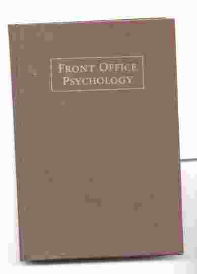 Image for FRONT OFFICE PSYCHOLOGY