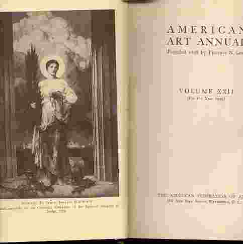 Image for AMERICAN ART ANNUAL, VOL. 22 (1925) .