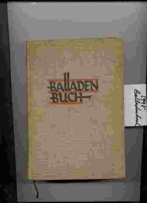 Image for BALLADENBUCH