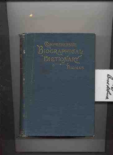 Image for COMPREHENSIVE BIOGRAPHICAL DICTIONARY Containing Succinct Accounts of the Most Eminent Persons in all Ages, Countries and Professions.
