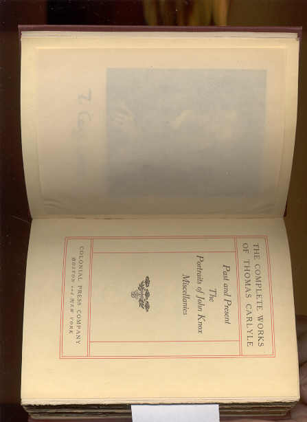 Image for PAST AND PRESENT THE PORTRAITS OF JOHN KNOX, MISCELLANIES