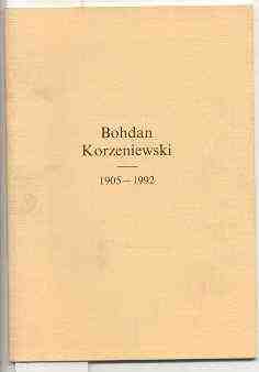 Image for BOHDAN KORZENIEWSKI 1905-1992