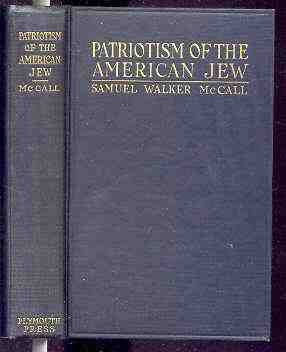 Image for PATRIOTISM OF THE AMERICAN JEW