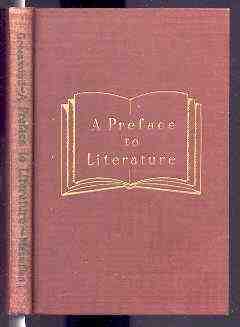 Image for A PREFACE TO LITERATURE