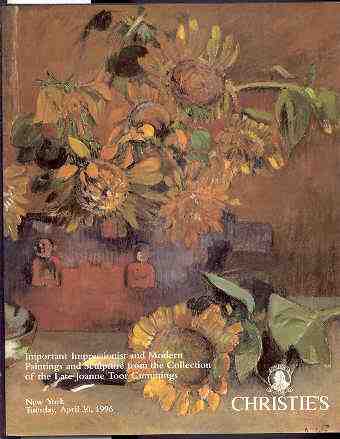 Image for IMPORTANT IMPRESSIONIST AND MODERN PAINTINGS AND SCULPTURE FROM THE COLLECTION OF THE LATE JOANNE TOOR CUMMINGS April 30th 1996