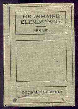 Image for GRAMMAIRE ÉLÉMENTAIRE PREMIERE ANNÉE