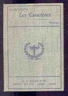 Image for SELECTIONS FROM LES CARACTERES OF LA BRUYERE