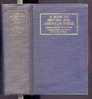 Image for BOOK OF BRITISH AND AMERICAN VERSE, PART I