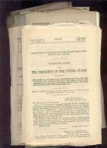 Image for COOMUNICATION FROM THE PRESIDENT OF THE UNITED STATES Calvin Cooldige